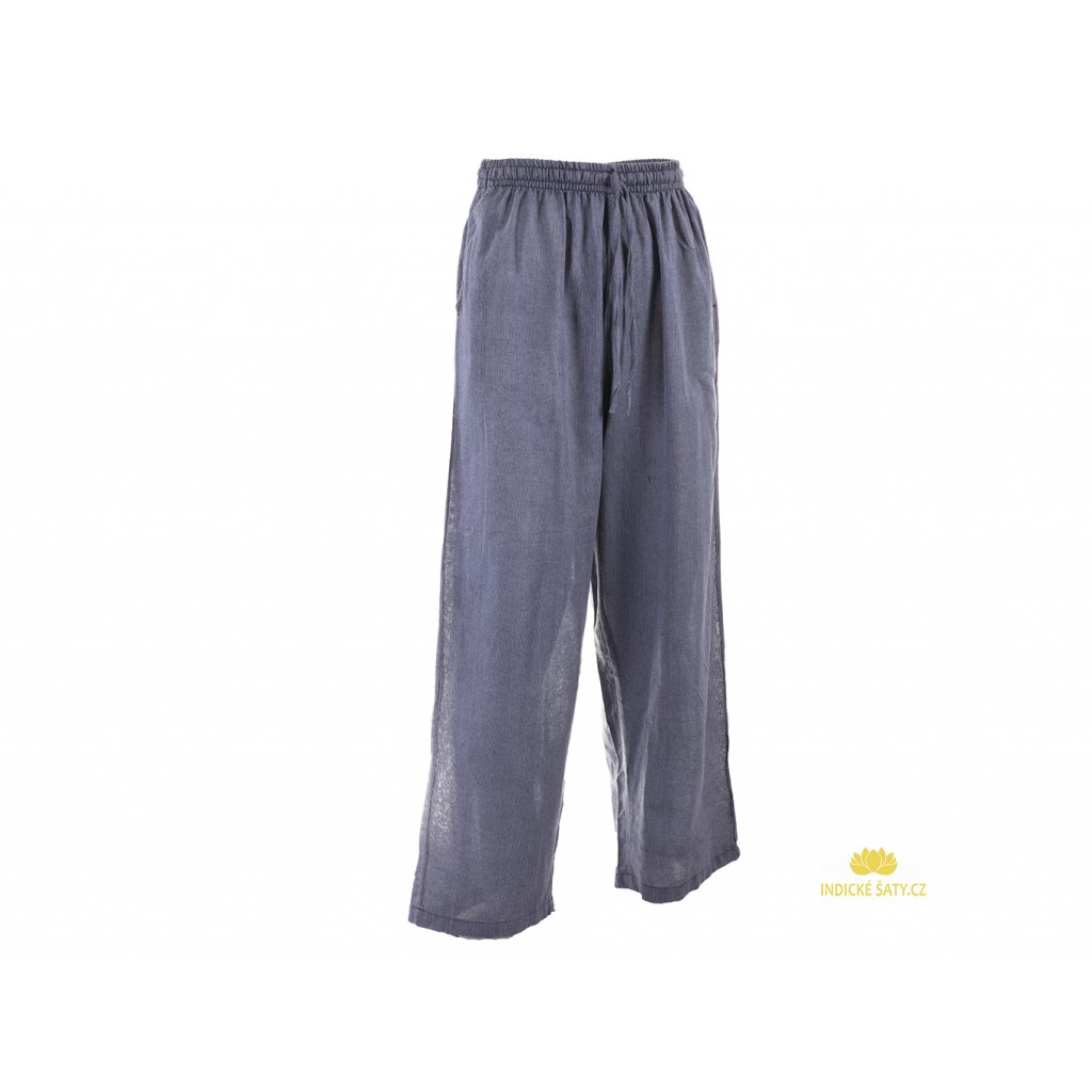 Pánské kalhoty z bavlny šedé (XXL)