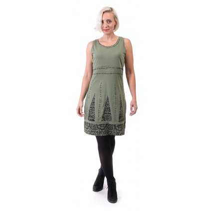 Originální krátké zelené šaty sanskritt7 produkt