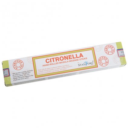 Voňatka citronová (citronella) vonné tyčinky