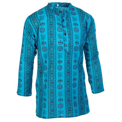 Indická košile Mantra modrá
