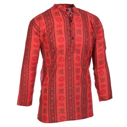 Indická košile Mantra červená