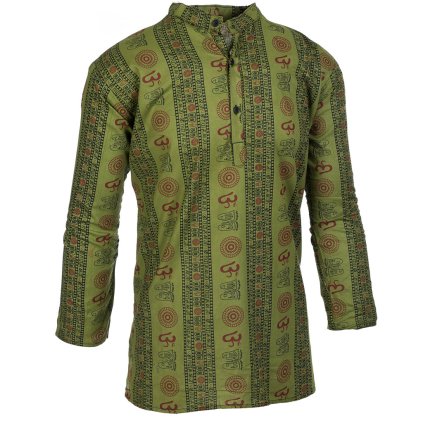 Indická košile Mantra zelená