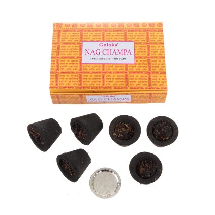 Nag Champa samozápalný vykuřovací kalíšek Goloka 6ks