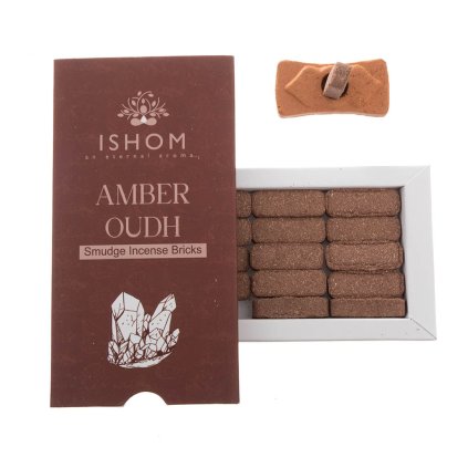 Ambra a oudh vonné špalíčky Ishom