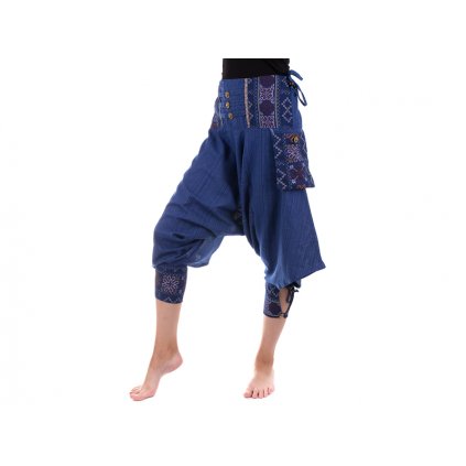 Boho aladinky tmavomodré