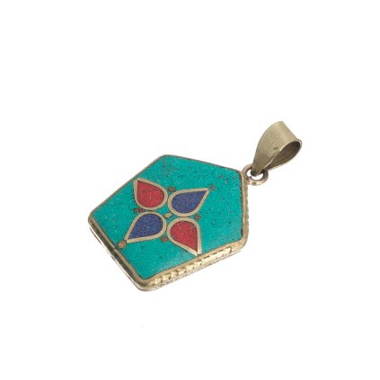 Vykládaný amulet z Nepálu menší
