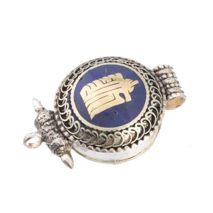 Otevírací amulet Óm modrý