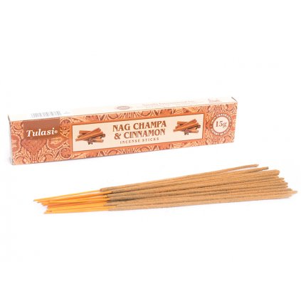 Vonné tyčinky Nag champa a Skořice