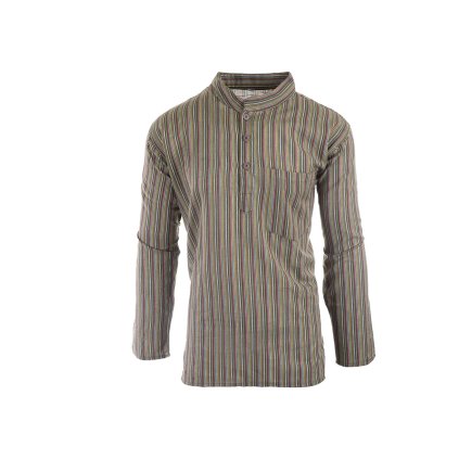 Pruhovaná kurta zelená