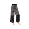 Etno kalhoty se sukní černobílé