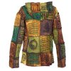 (XL) Stonewash řezaná patchwork mikina Original
