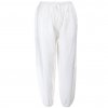 Jednobarevné indické kalhoty bílé