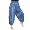Indické kalhoty z jemné bavlny balun modré