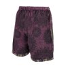 Bavlněné kraťasy stonewash Mandala tkané kapsy fialovovínové