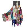 Dvojitá šatosukně z upcyklované viskozy patchwork