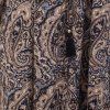 Dlouhý kaftan z umělého hedvábí černozlatý