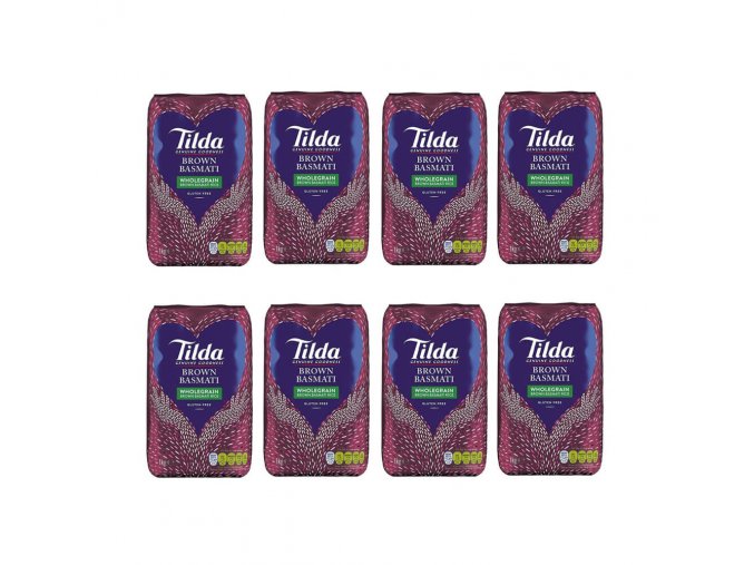 tilda brown rice 8 X 1000g