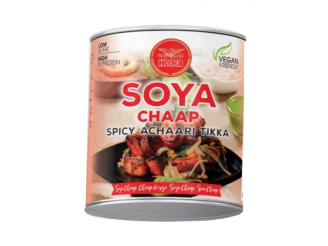 HEERA SOYA CHAAP SPICY ACHAARI TIKKA 800G