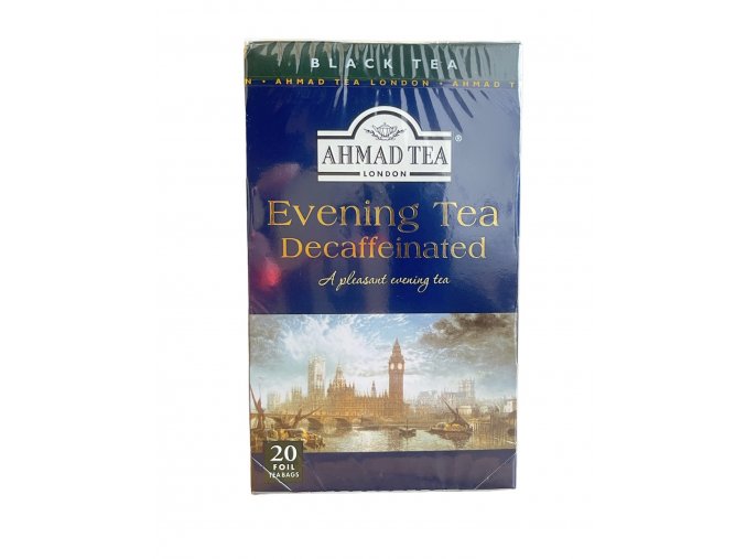 AHMAD TEA EVENING TEA DECAFFEINATED 20X2G