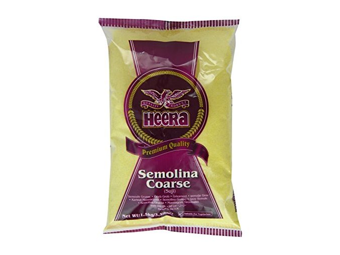 HEERA MOUKA SEMOLINOVÁ HLADKÁ (FINE SEMOLINA) 375G