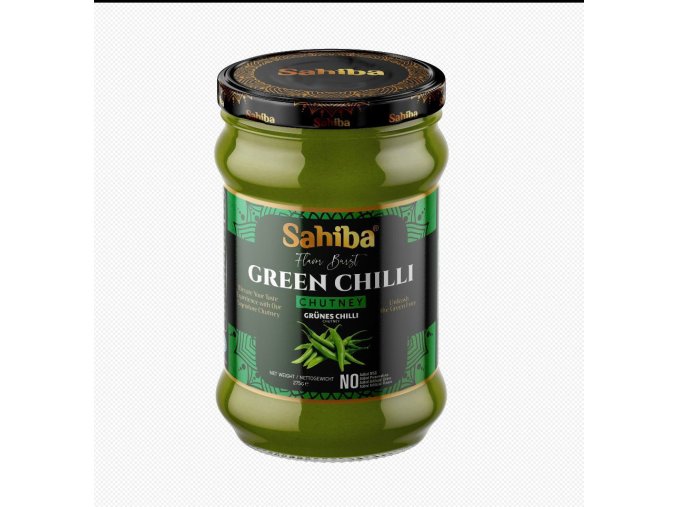 sahiba green chilli chutney 275g