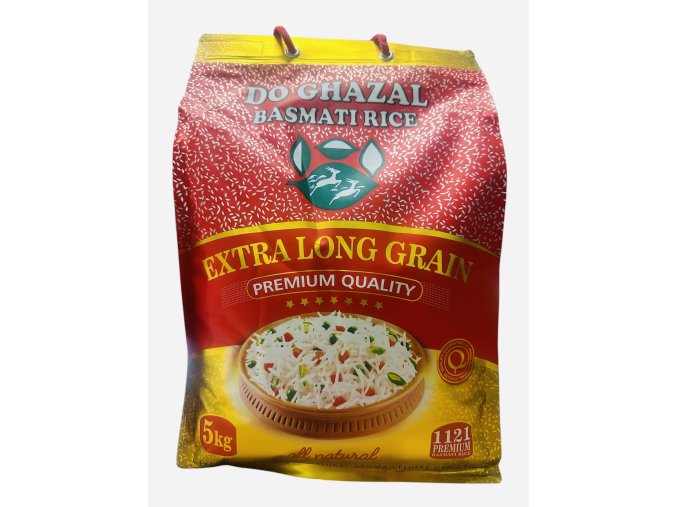 DO GHAZAL Extra dlouhozrnná Basmati rýže 5kg – Prémiová kvalita