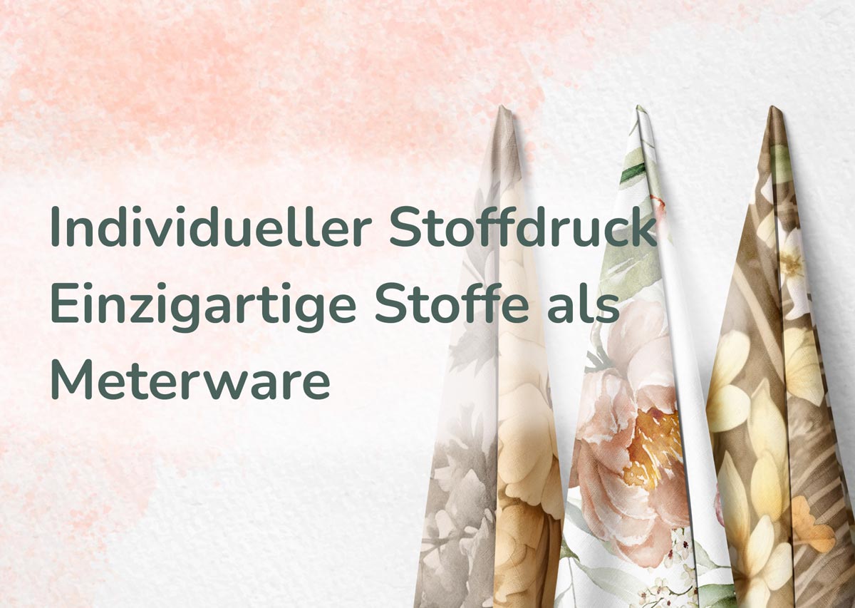 Druck und Verkauf von Textilien