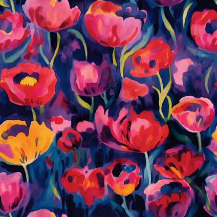 Tulipany na modre