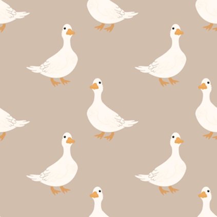 Vzor pro zakázkový tisk Beige goose