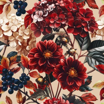 red flowers
