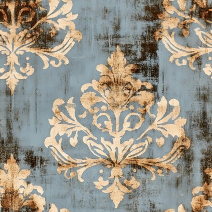 damask blue