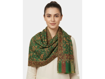 IndiPashmina Woolen Emerald Classic