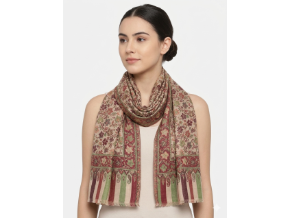 IndiPashmina Woolen Nature Harmony