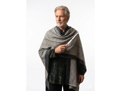 IndiPashmina Woolen Grey Legend