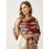 IndiPashmina Wool Paisley Mirage