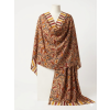 IndiPashmina Woolen Sepia Mosaic