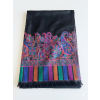 IndiPashmina Woolen Black Mosaic