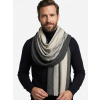 IndiPashmina Woolen Graphite Rhythm