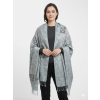 Indipashmina Silk Silver Frost