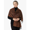 IndiPashmina Silk Cinnamon Garden