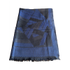 IndiPashmina Woolen Blue Art