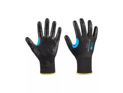 25 0913B HON CORESHIELD E A5 13gg black liner smooth nitrile pair 1