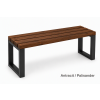 Lavica EDGE Antracit palisander