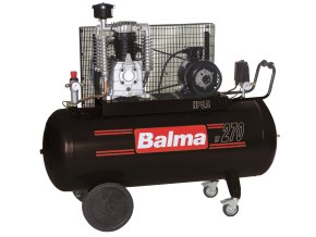 dvouvalcovy vzduchovy kompresor Balma 270 litru vzdusnik 3 hp