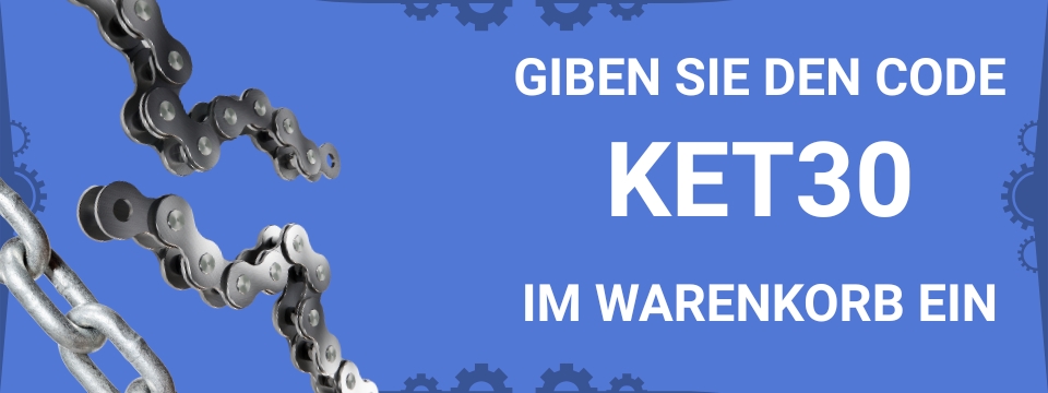 Sonderangebot für Ketten und Kettenräder