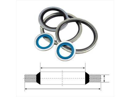 Usit-Ring (passende Dichtung) 8,7 x 13 x 1 US NBR