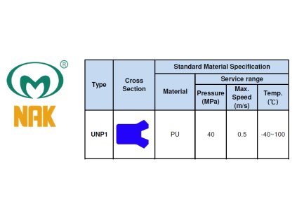 186820 universelle manschette 22 x 30 x 4 unp pu nak