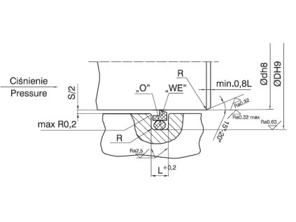 188473 kolbenstangendichtung 35 x 45 7 x 4 2 ow3 ptfe bronze nbr inco
