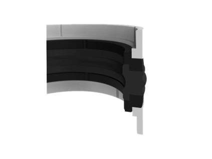 Kolbendichtung 100 x 85 x 20/5 K18 100-085, NBR / TPE / POM, Kastas