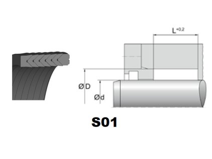 193852 kolbenstangendichtung 140 x 155 x 34 s01 textilkautschuk dichtomatik